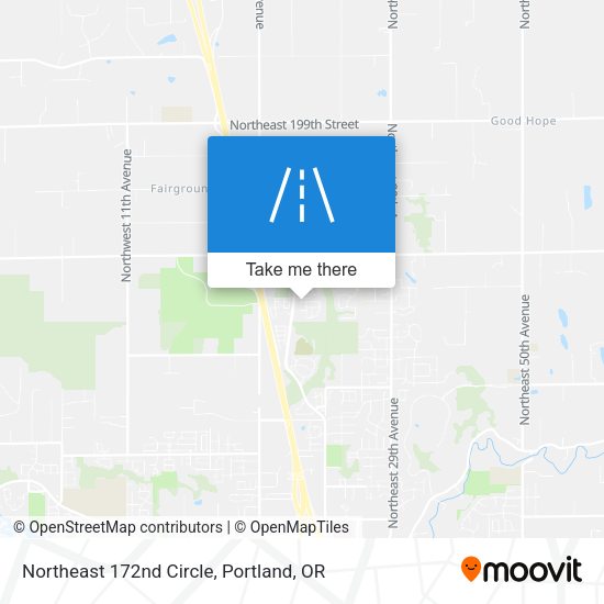 Mapa de Northeast 172nd Circle