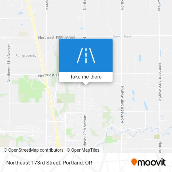 Mapa de Northeast 173rd Street