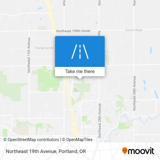 Mapa de Northeast 19th Avenue
