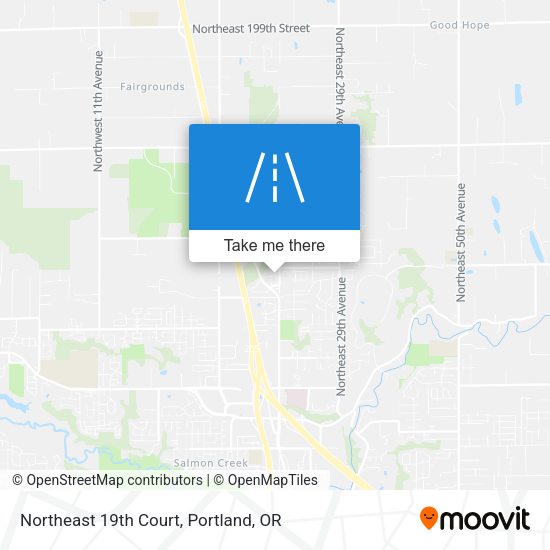 Mapa de Northeast 19th Court