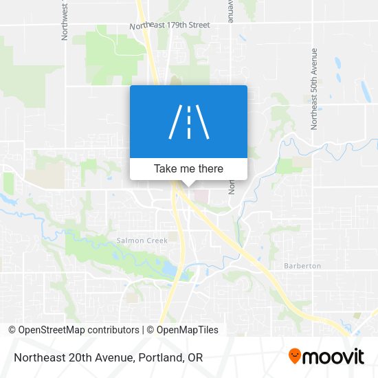 Northeast 20th Avenue map