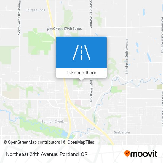 Northeast 24th Avenue map