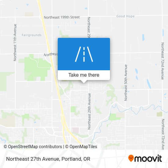 Mapa de Northeast 27th Avenue