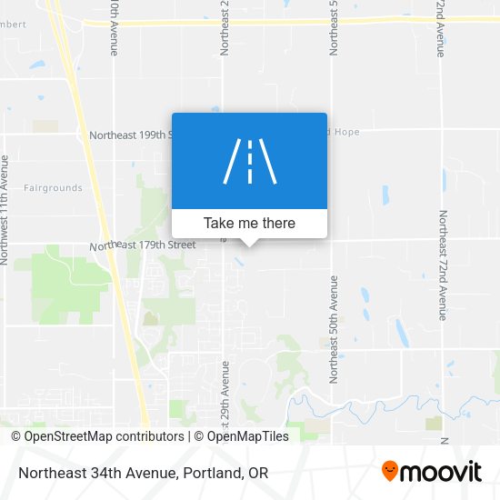 Mapa de Northeast 34th Avenue