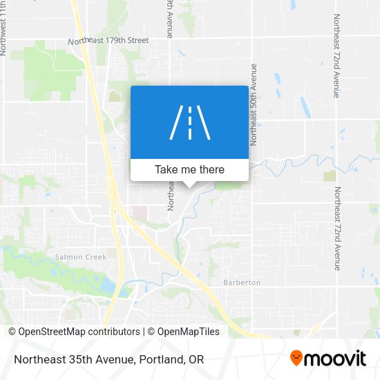 Northeast 35th Avenue map
