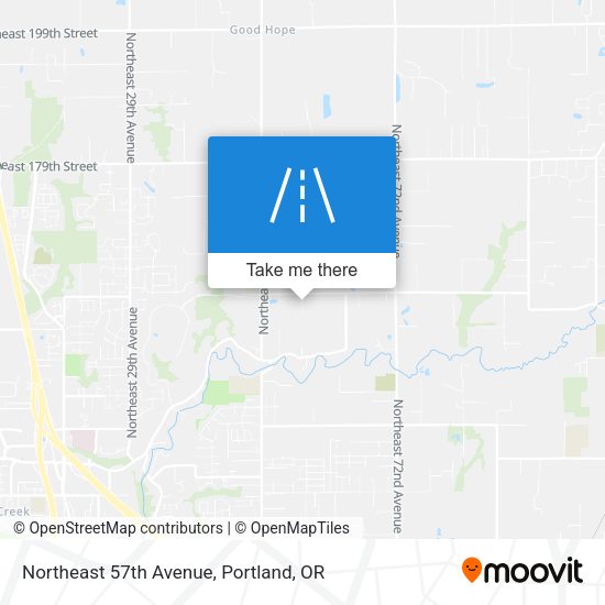 Northeast 57th Avenue map