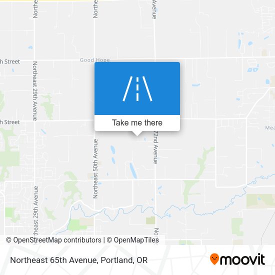 Northeast 65th Avenue map
