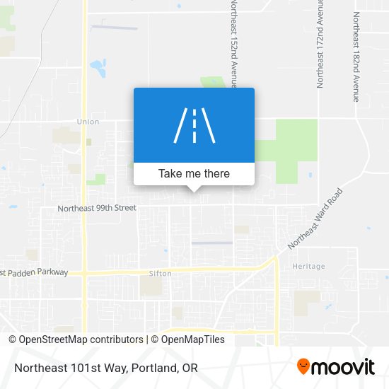 Mapa de Northeast 101st Way