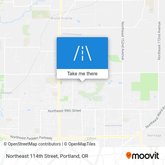 Mapa de Northeast 114th Street