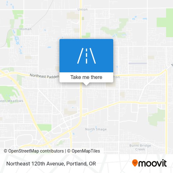 Northeast 120th Avenue map