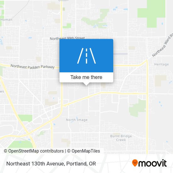 Mapa de Northeast 130th Avenue