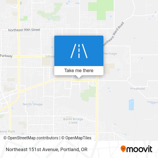 Northeast 151st Avenue map