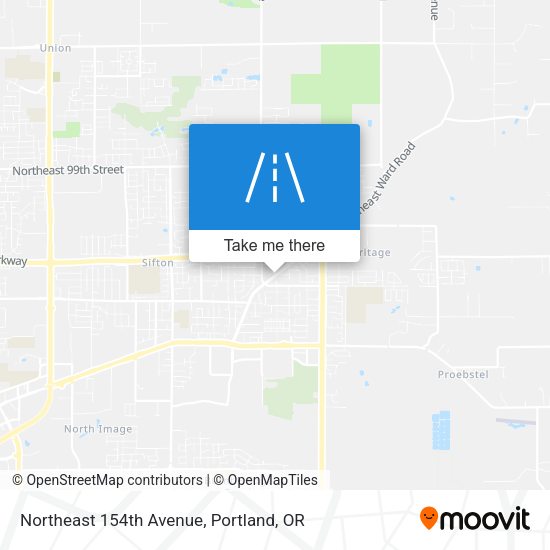Northeast 154th Avenue map