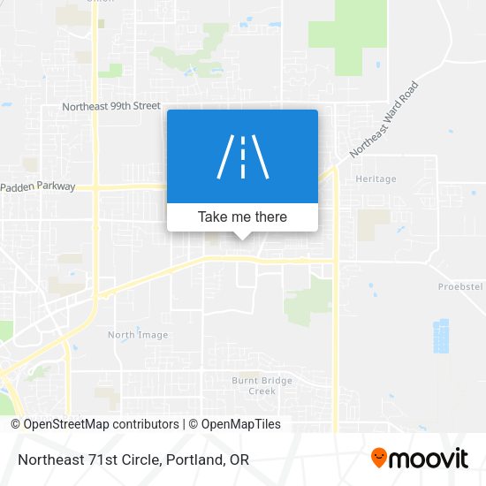 Mapa de Northeast 71st Circle