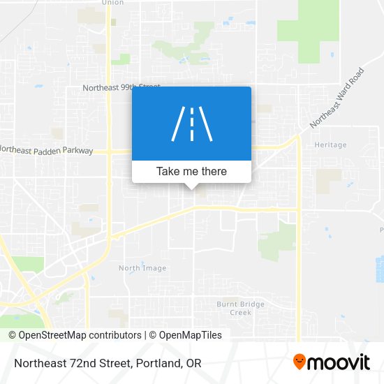 Mapa de Northeast 72nd Street