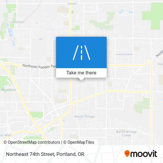 Mapa de Northeast 74th Street