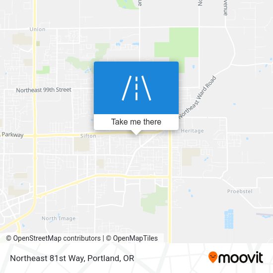 Mapa de Northeast 81st Way