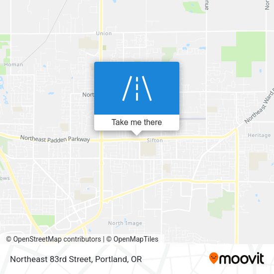 Mapa de Northeast 83rd Street
