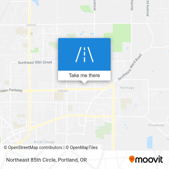 Mapa de Northeast 85th Circle