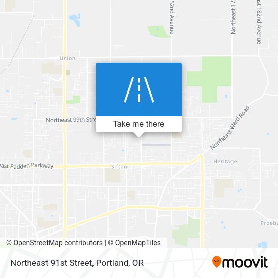 Mapa de Northeast 91st Street