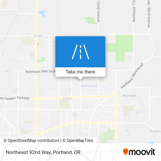 Mapa de Northeast 92nd Way