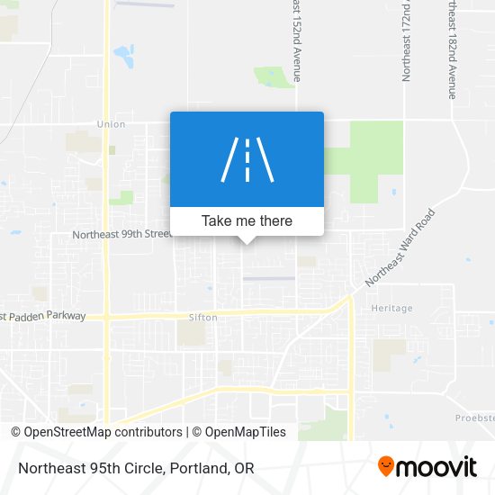 Mapa de Northeast 95th Circle