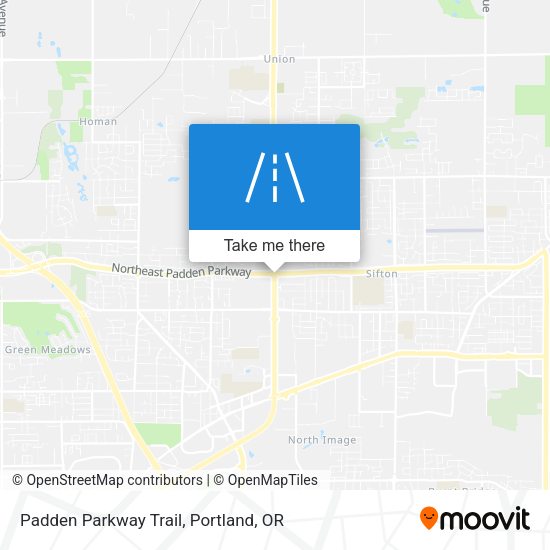 Mapa de Padden Parkway Trail