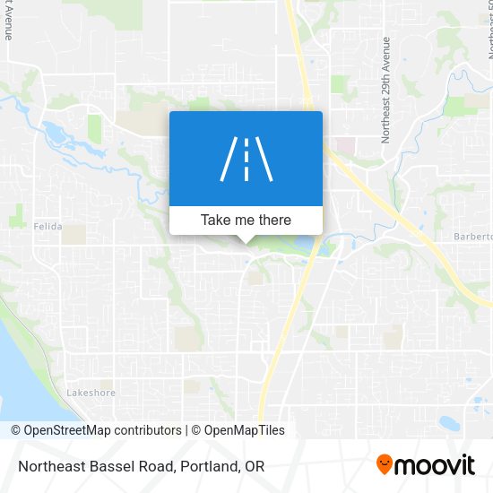 Mapa de Northeast Bassel Road