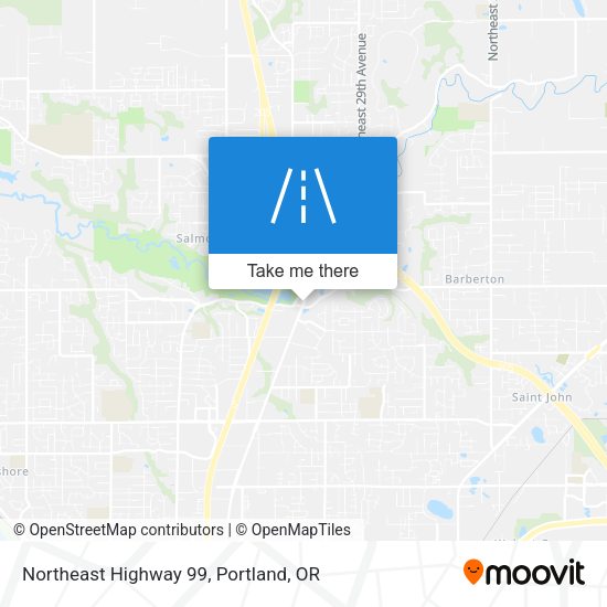Mapa de Northeast Highway 99
