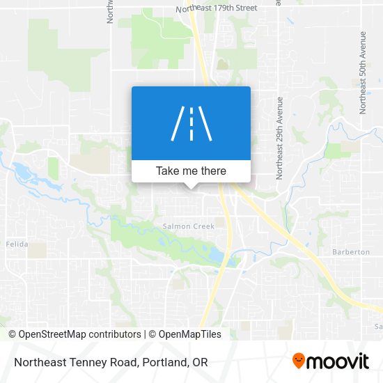 Mapa de Northeast Tenney Road