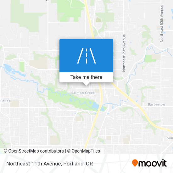 Northeast 11th Avenue map