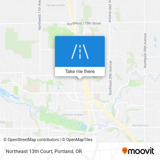 Mapa de Northeast 13th Court