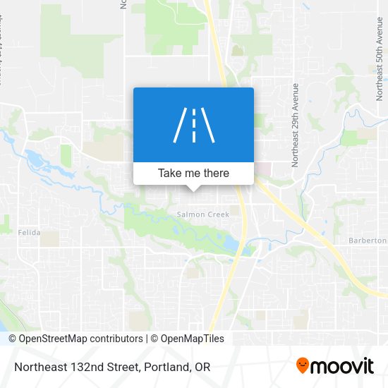 Mapa de Northeast 132nd Street