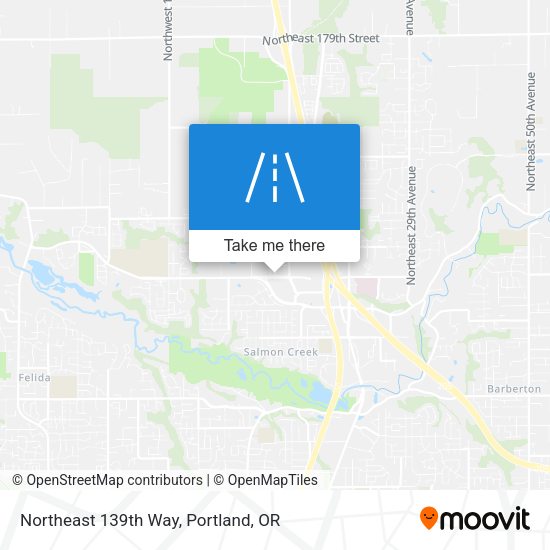 Mapa de Northeast 139th Way
