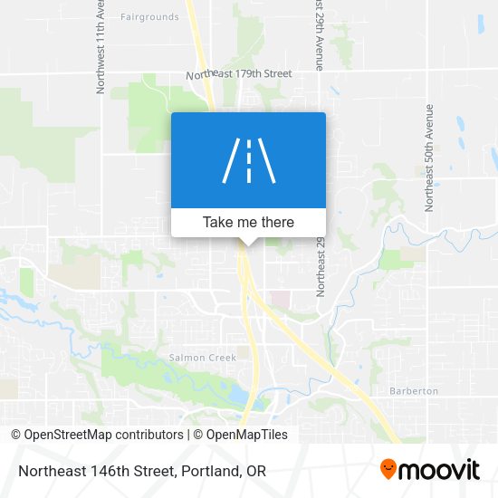 Northeast 146th Street map