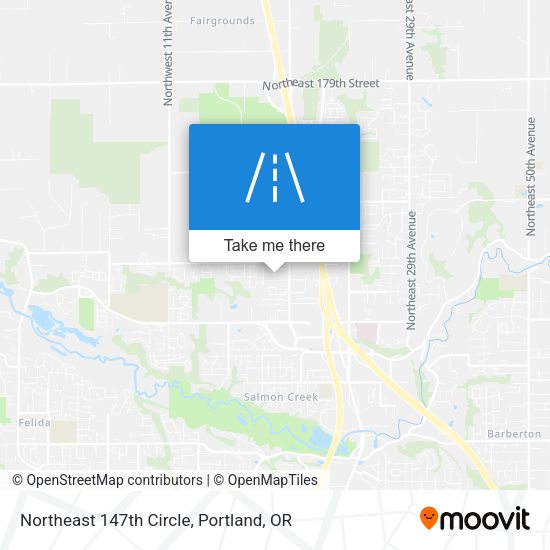 Mapa de Northeast 147th Circle