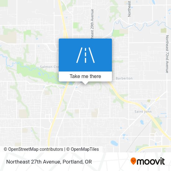 Northeast 27th Avenue map