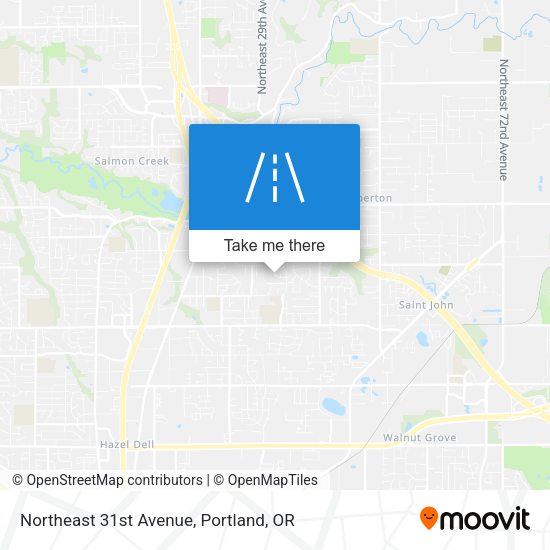Northeast 31st Avenue map