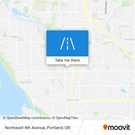 Northeast 4th Avenue map