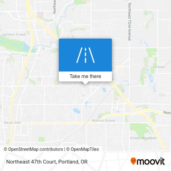 Mapa de Northeast 47th Court