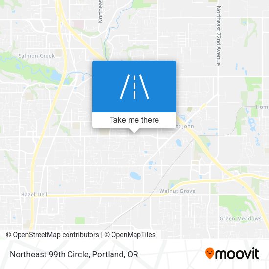 Mapa de Northeast 99th Circle