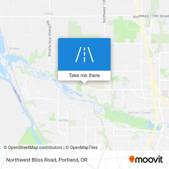 Mapa de Northwest Bliss Road