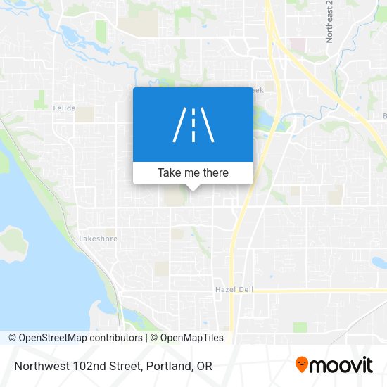 Mapa de Northwest 102nd Street