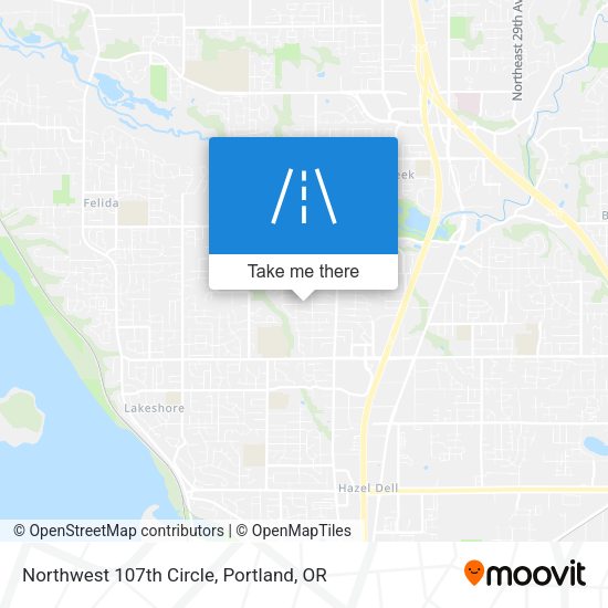 Northwest 107th Circle map