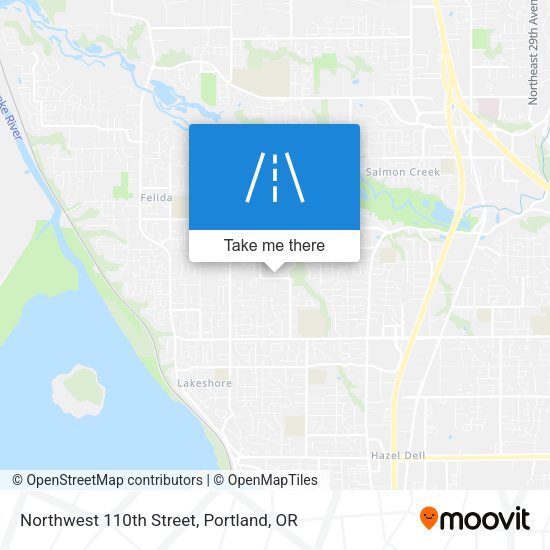 Mapa de Northwest 110th Street