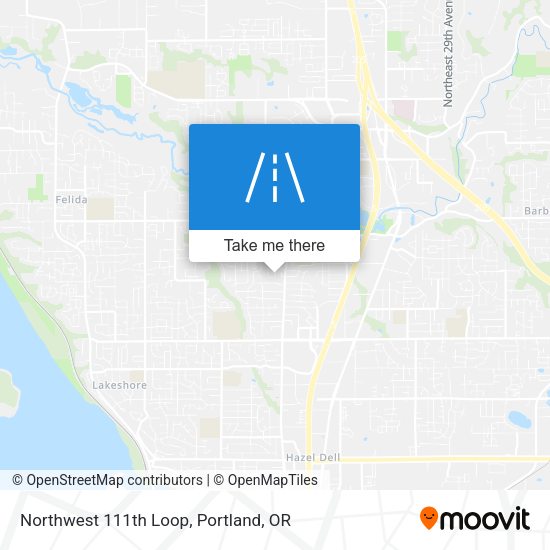 Northwest 111th Loop map