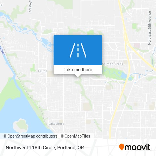 Northwest 118th Circle map