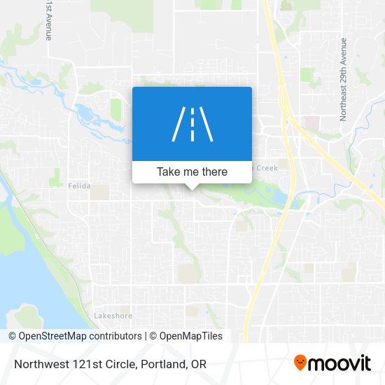 Mapa de Northwest 121st Circle