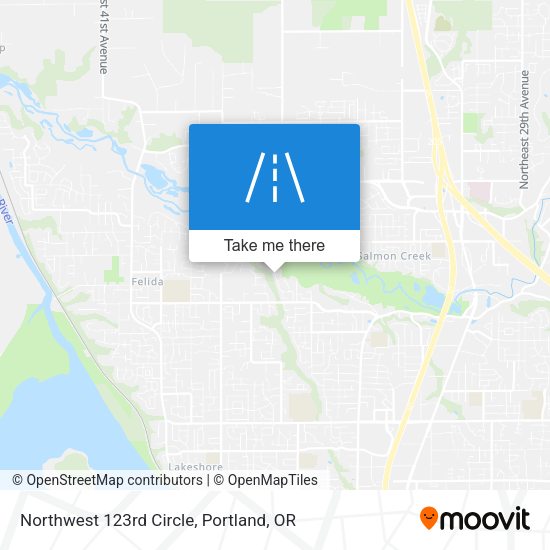 Northwest 123rd Circle map