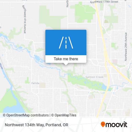 Mapa de Northwest 134th Way